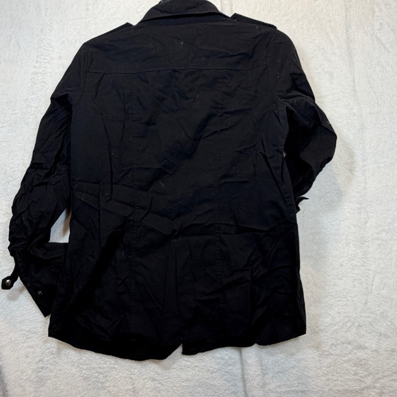 Nevada Button Down Shirt Womens Size Medium Black Fitted Cowgirl Western Casual - Picture 7 of 8